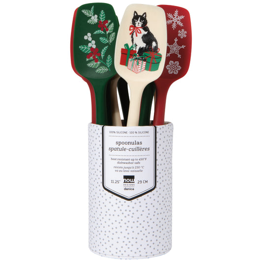 Winter Wonders Christmas Spoonula Counter Display - 12 Assorted