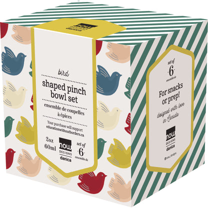 Bird Pinch Bowl Set of 6