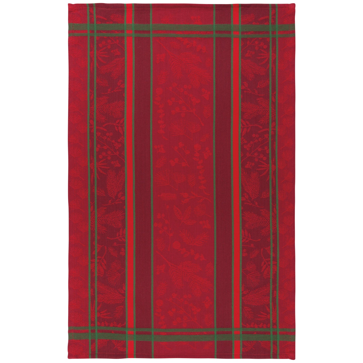 Winterberry Christmas Jacquard Dishtowel