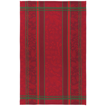 Winterberry Christmas Jacquard Dishtowel