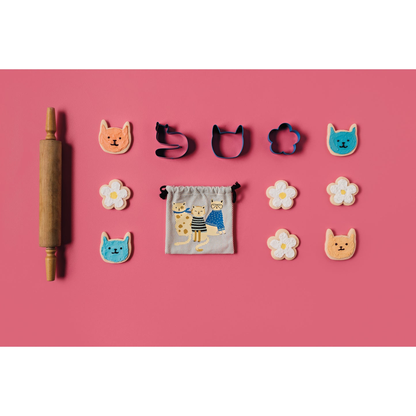 Feline Fine Cookie Cutters Set of 3