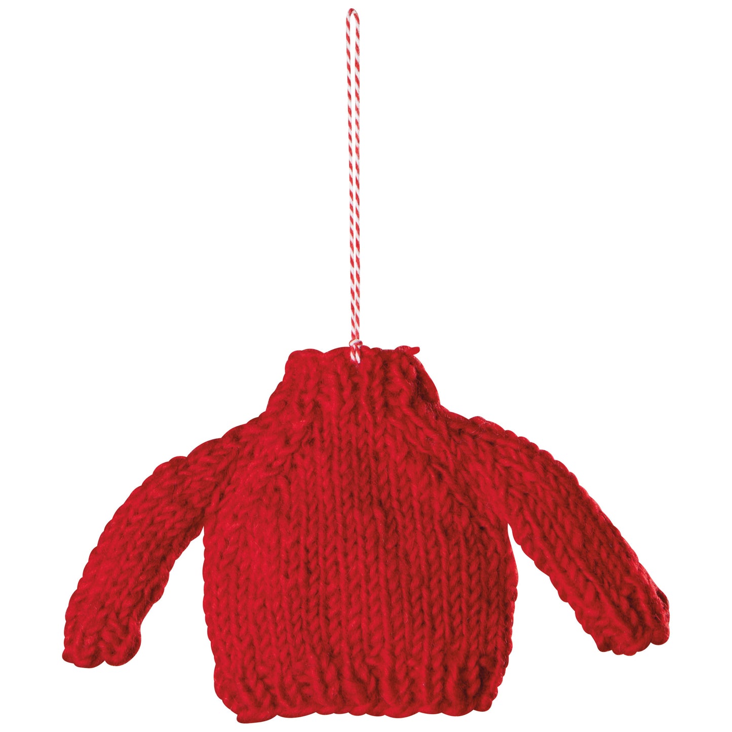 Merry Knitmas Felt Christmas Tree Ornaments - 3 Assorted Styles