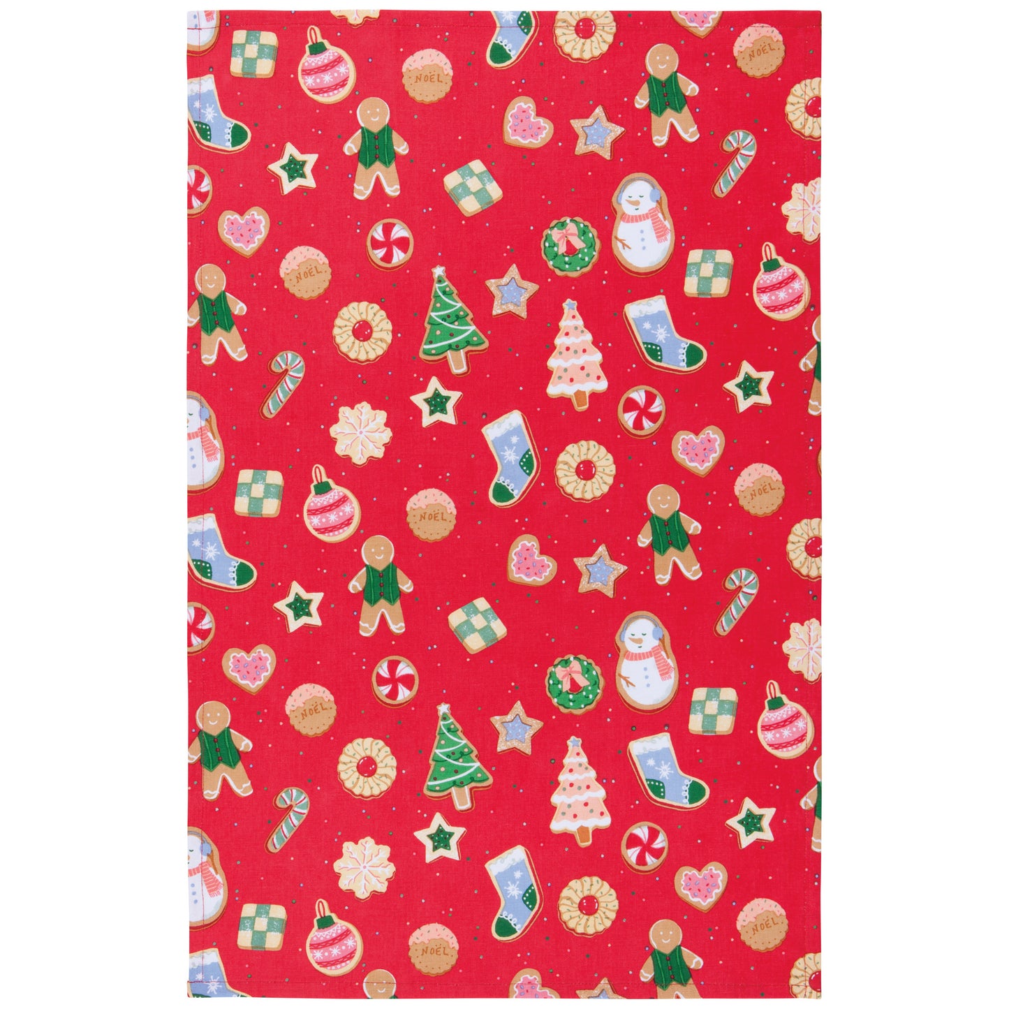 Cookie Exchange Christmas Dishtowels Set of 2