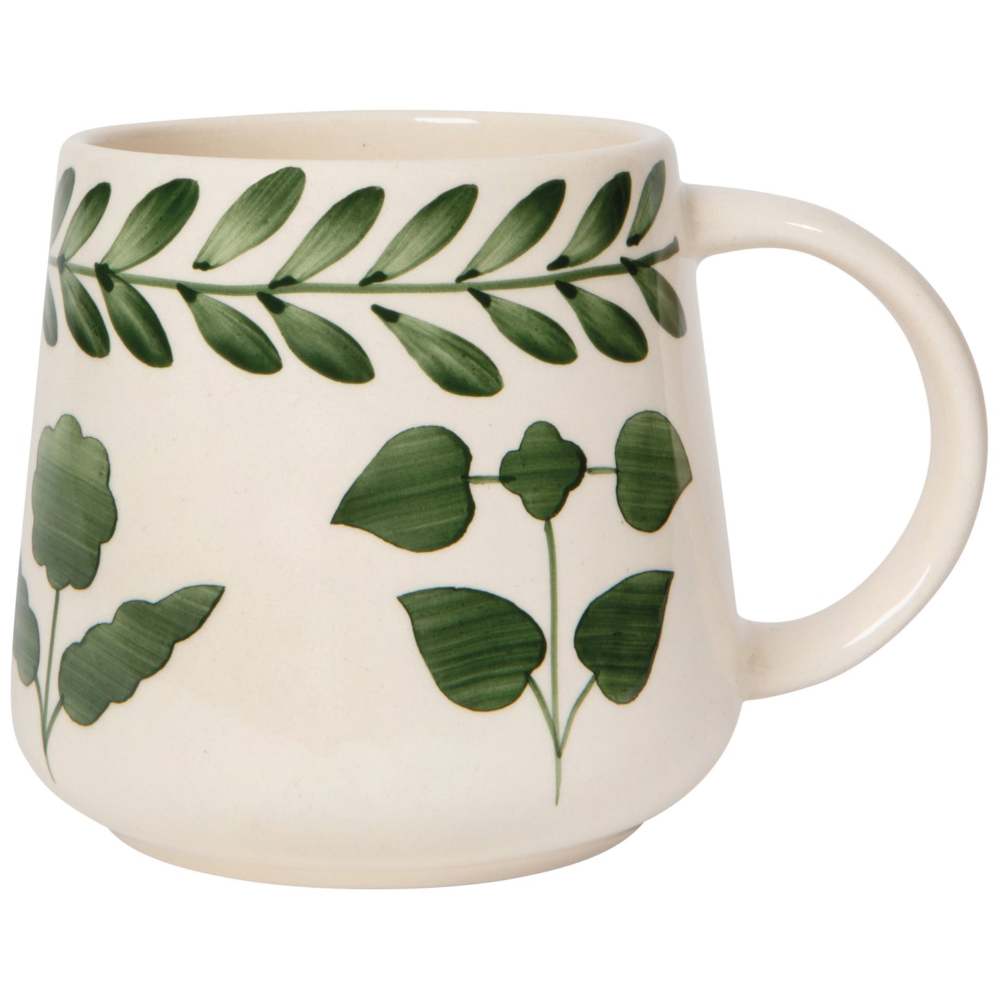 Sylvie Green Hand Painted Mug