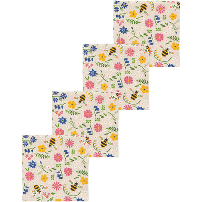 Bee Garden Napkins Set of 4