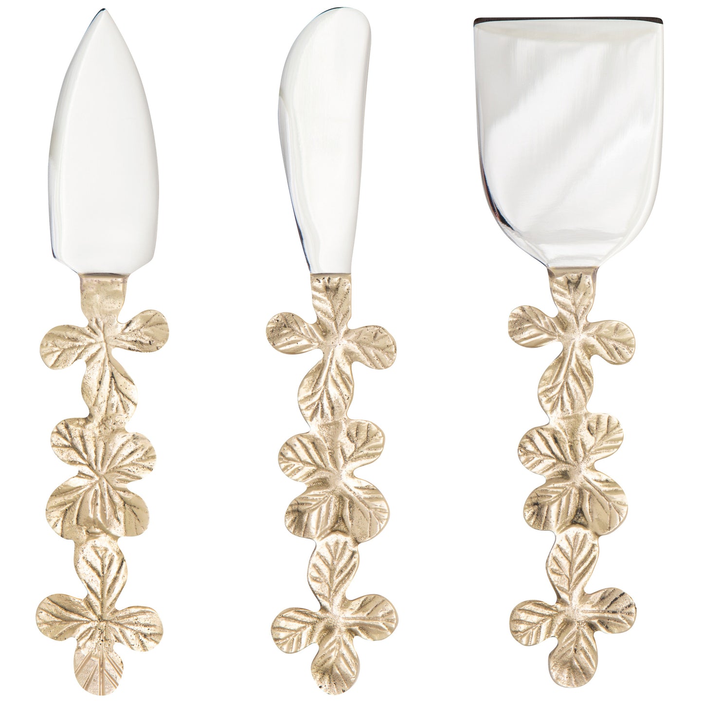Clover Cheese Knives Set of 3
