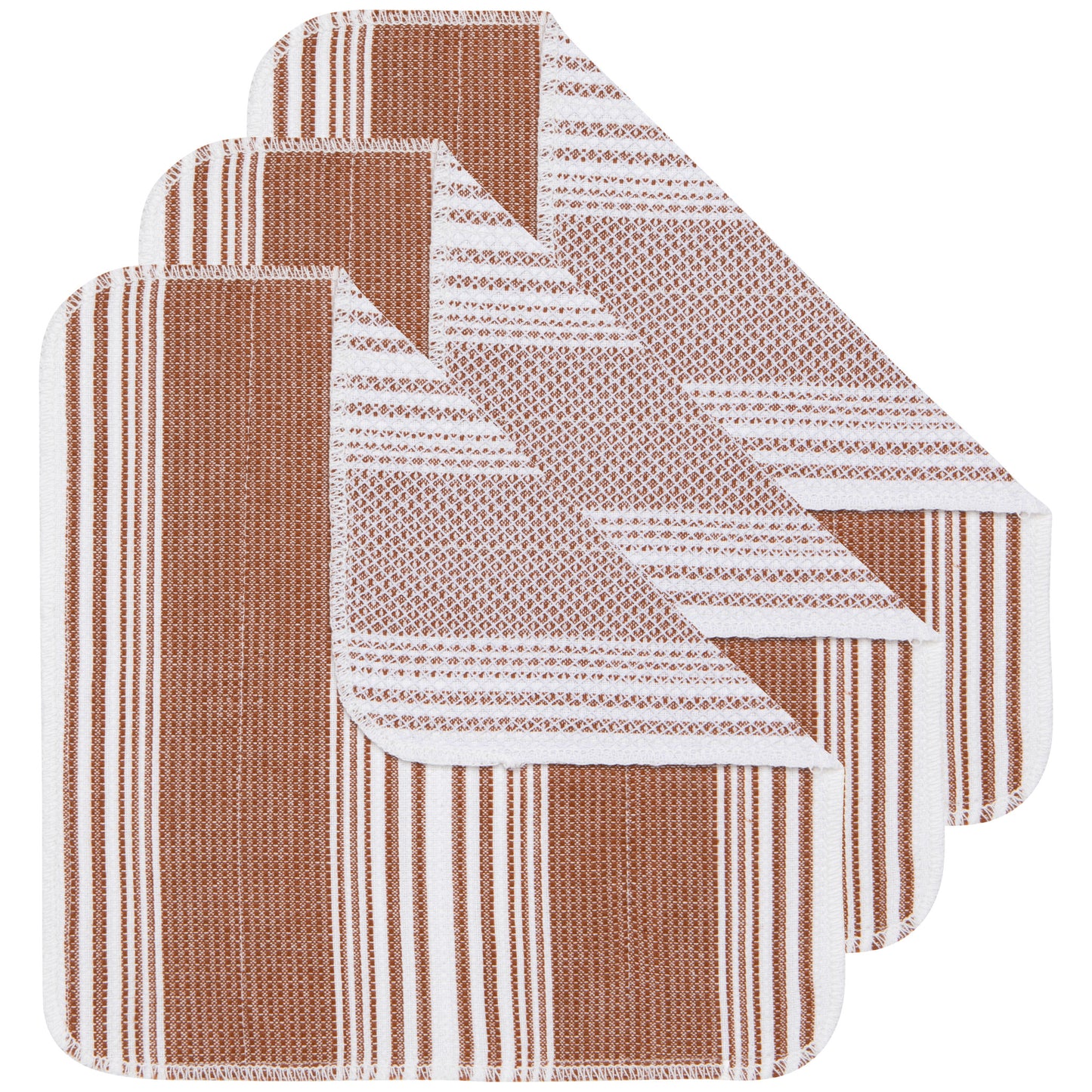 Scrub-It Chestnut Brown Dishcloth Set of 3