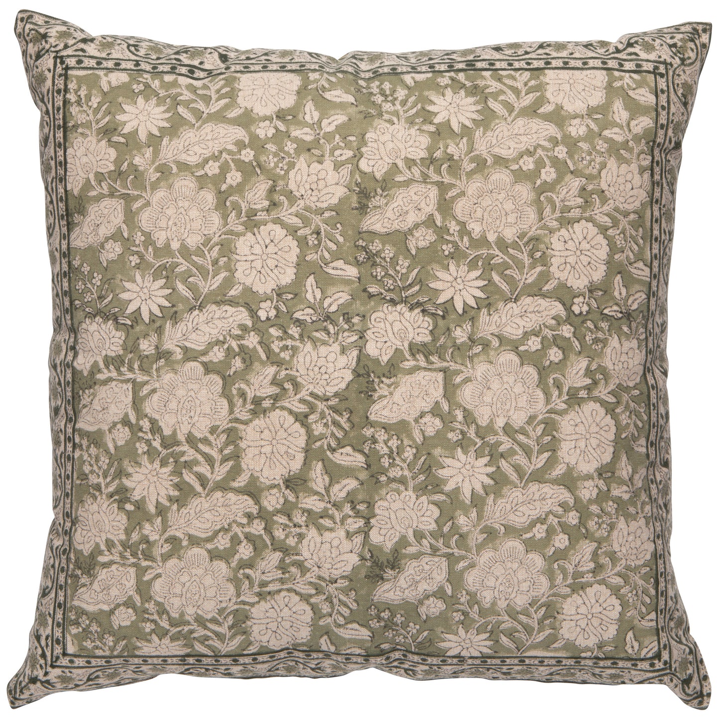 Freesia Embroidered Pillow 18 x 18 inch