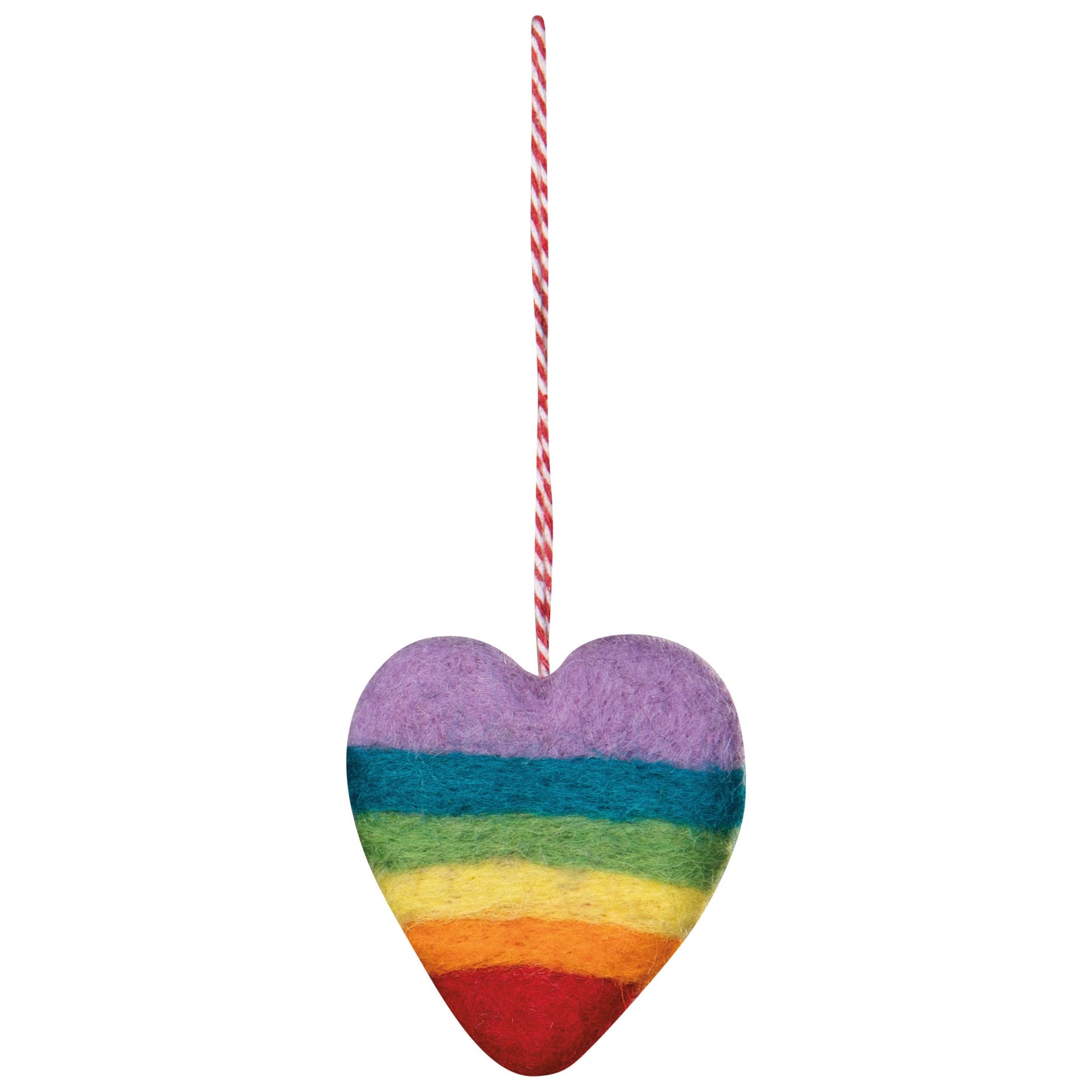 Love is Love Felt Christmas Tree Ornaments - 3 Assorted Styles