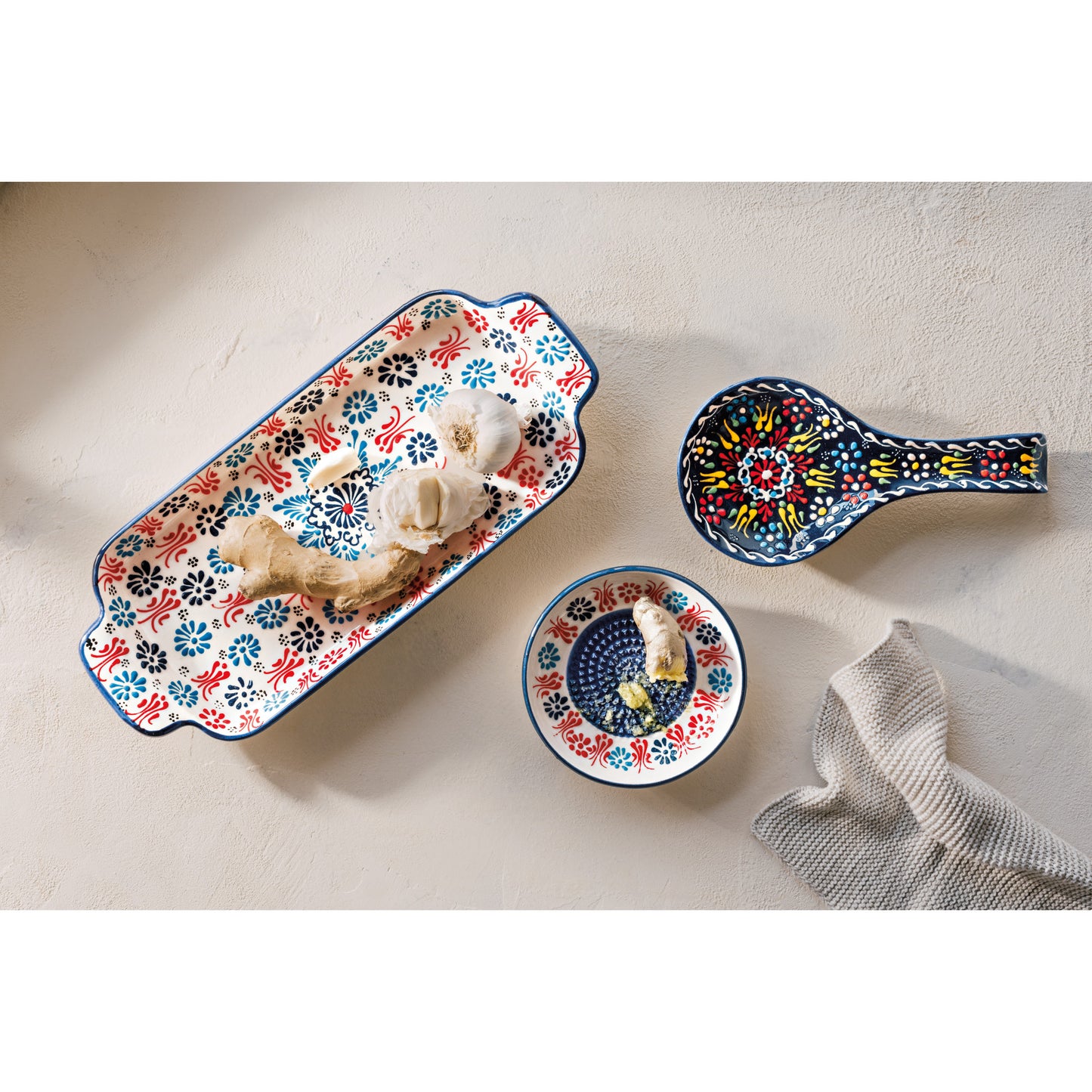 Hand-painted Turkish Spoon Rest