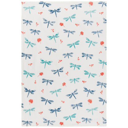 Dragonfly Baker's Floursack Dishtowels Set of 3