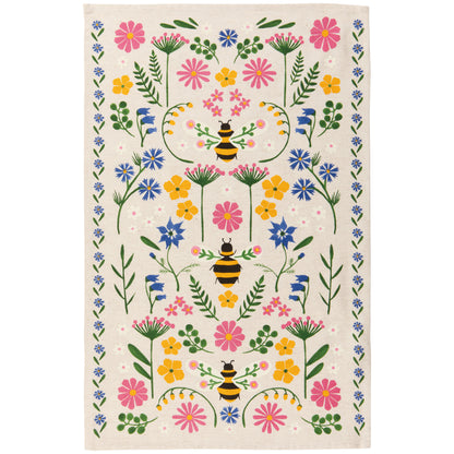 Bee Garden Dishtowel