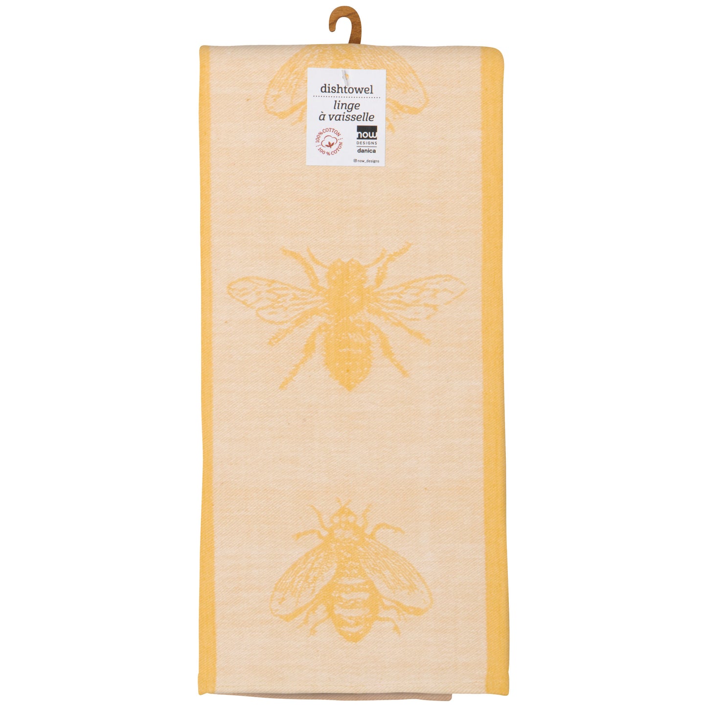 Honeybee Jacquard Dishtowel