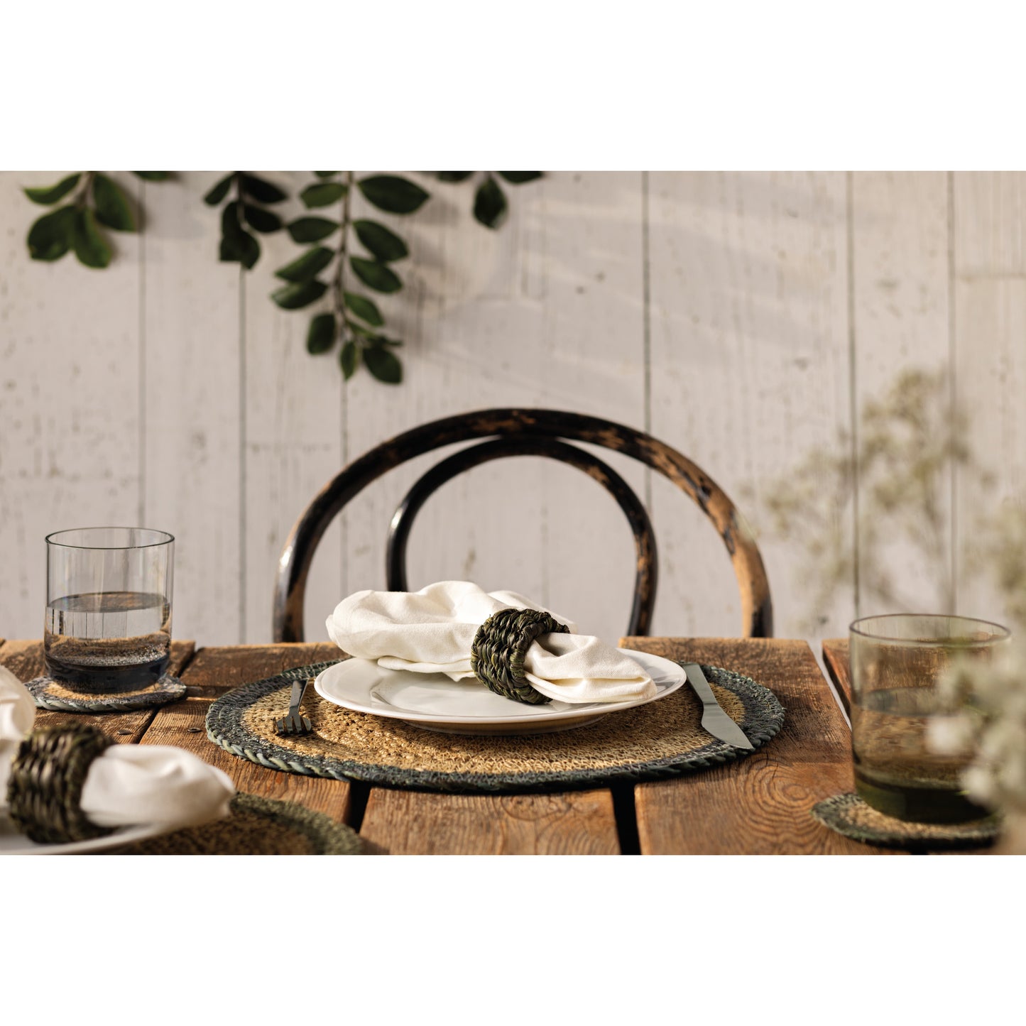 Green Seagrass Napkin Ring