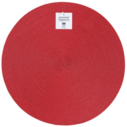 Disko Chili Red Round Placemat