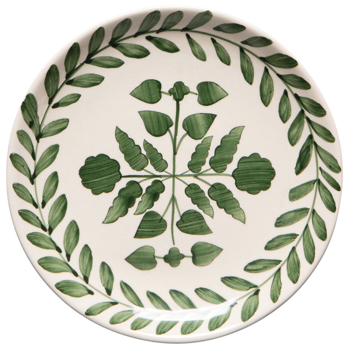 Sylvie Green Hand Painted Appetizer Plate 6.5 inch
