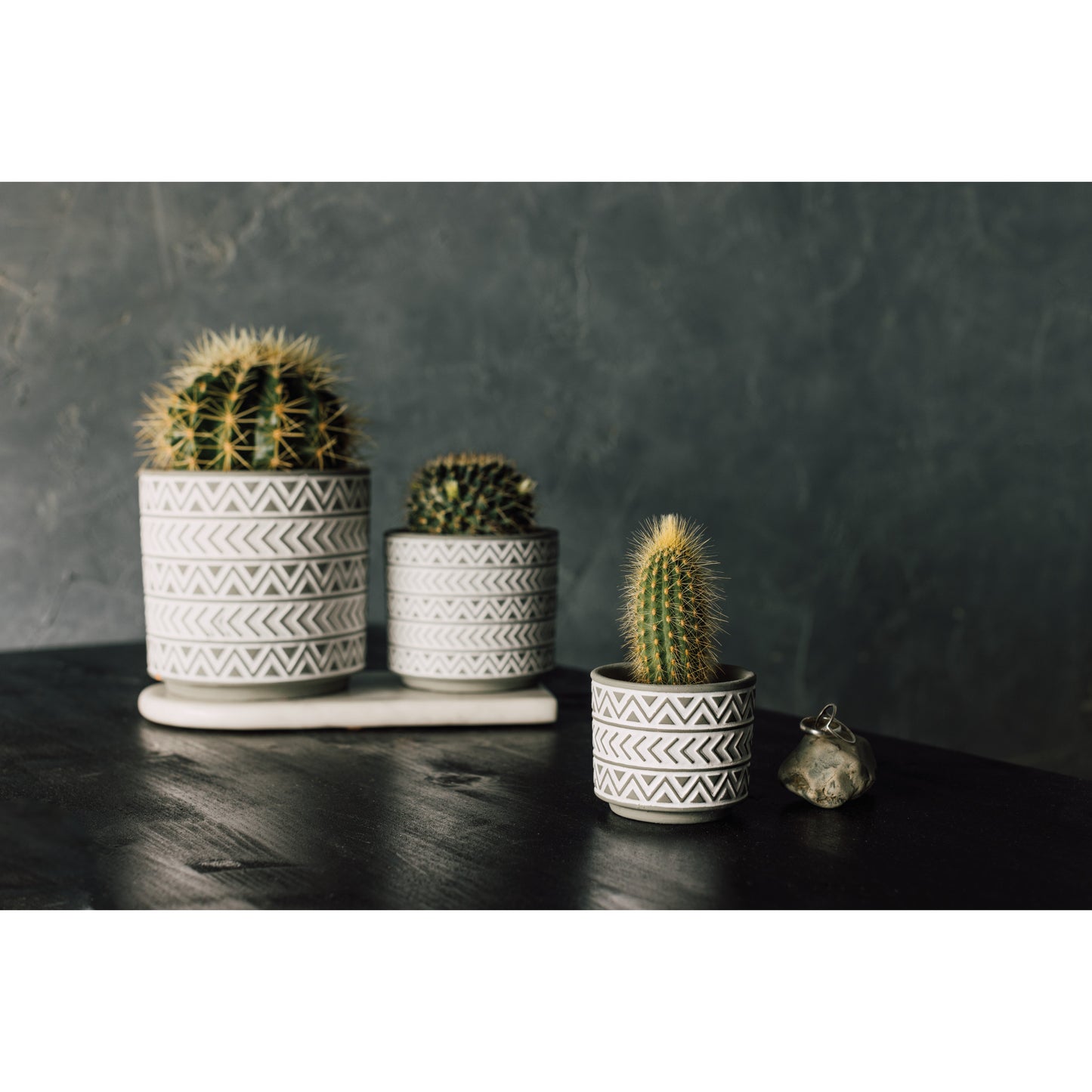 Gray Spark Plant Pot Medium 4.5 inch