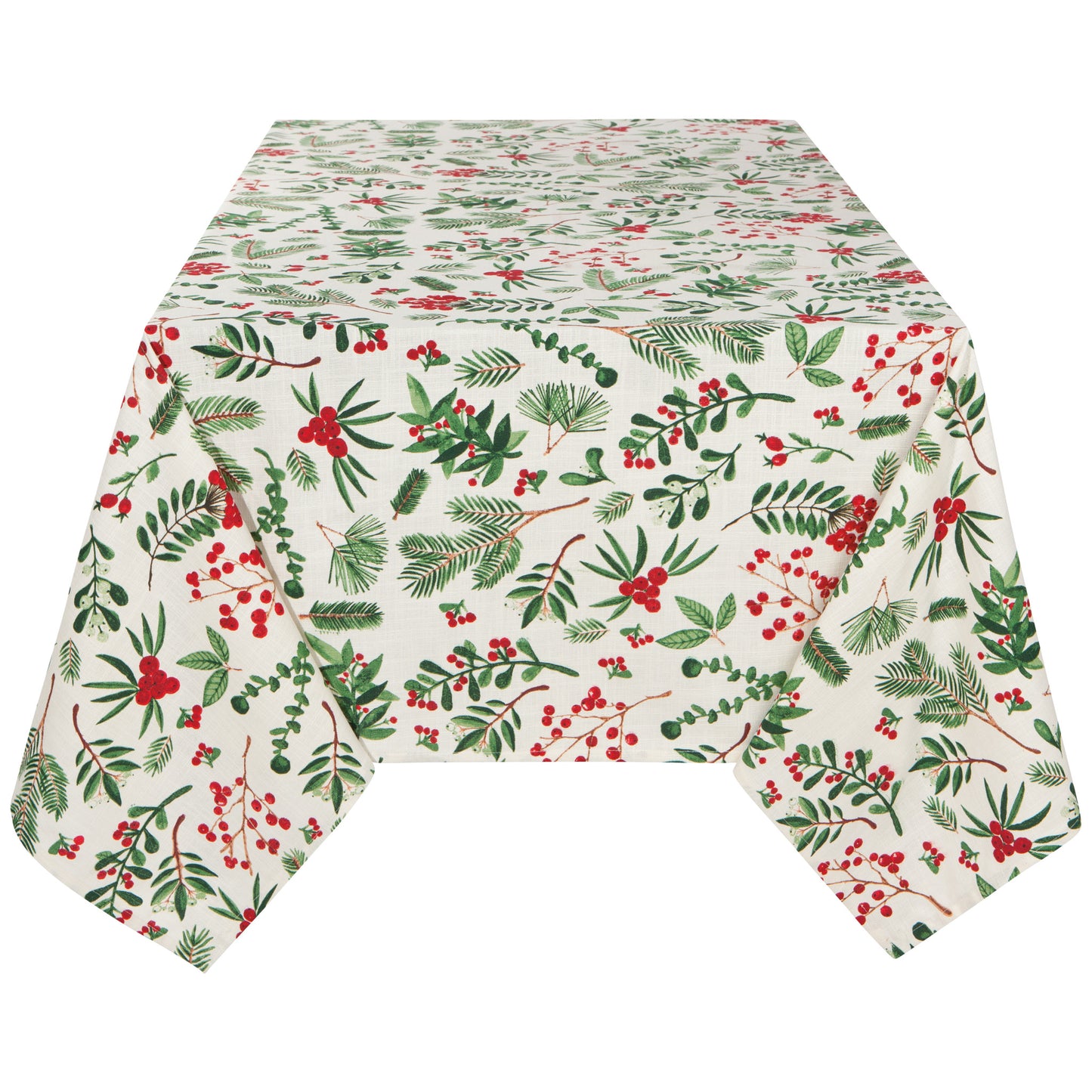 Winterberry Christmas Tablecloth 60 x 120 inch