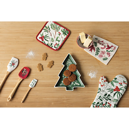 Winterberry Christmas Potholder