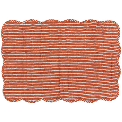 Dahlia Block Print Kantha Placemat