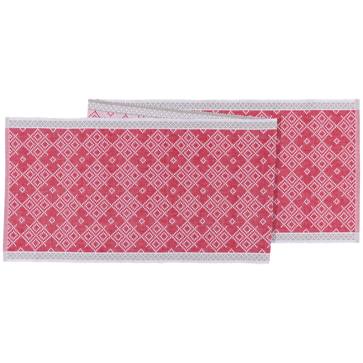 Shetland Chili Red Table Runner 13 x 72 inch
