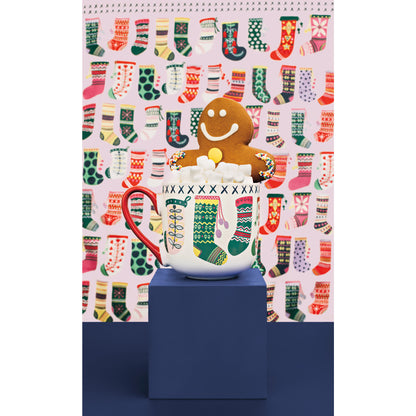 Winter Woolens Christmas Mug and Dishtowel Set