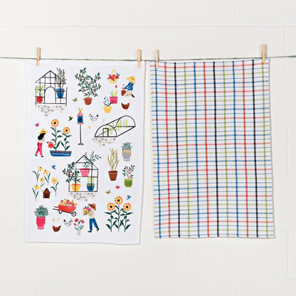 Green Thumb Dishtowels Set of 2