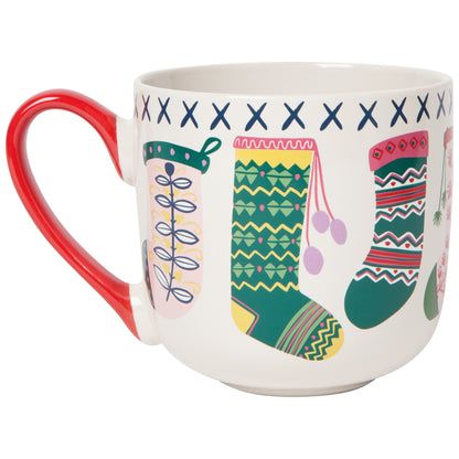 Winter Woolens Christmas Mug and Dishtowel Set