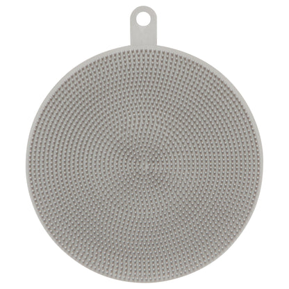 Scrub Bub Fog Gray Silicone Scrubber