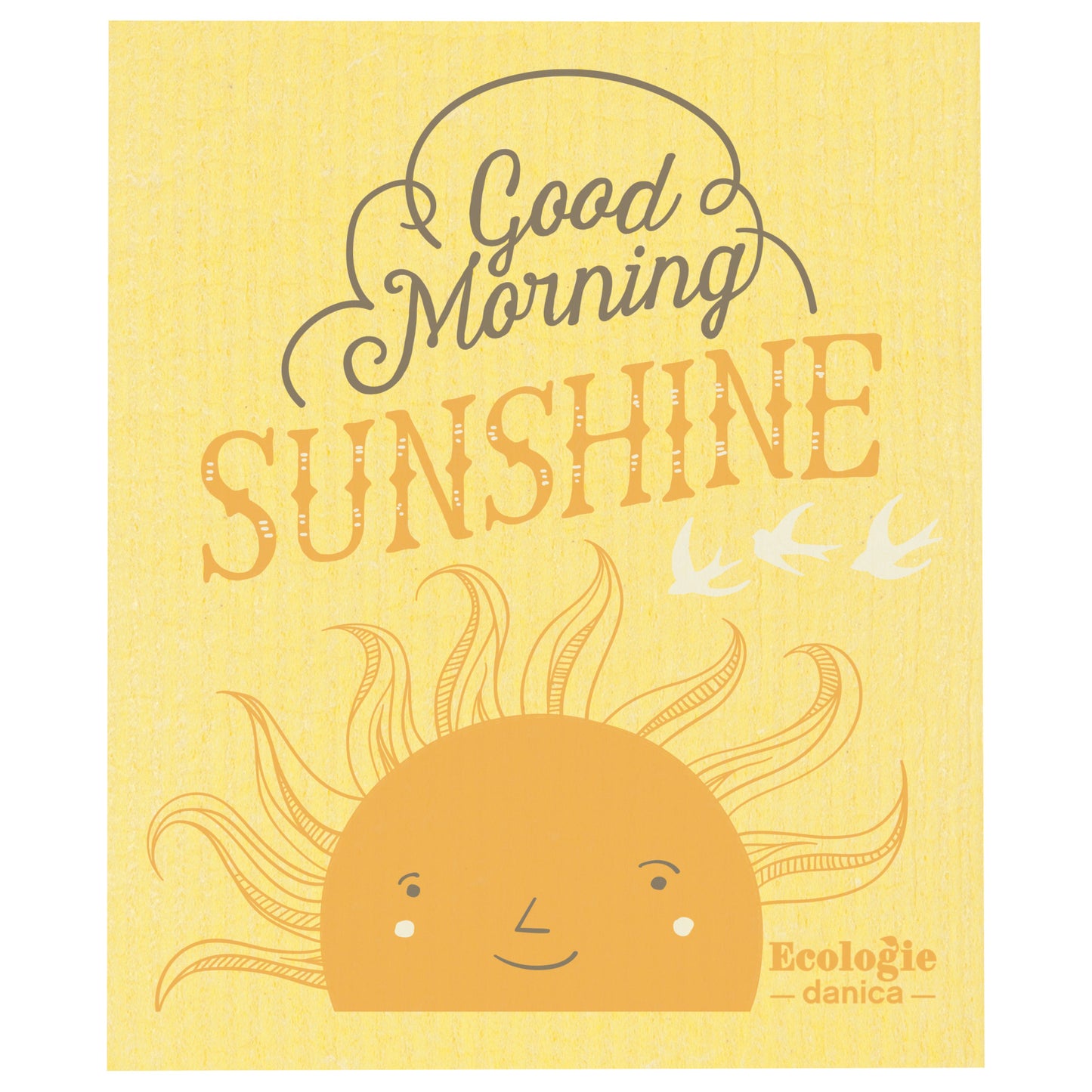 Good Morning Sun Swedish Dishcloth