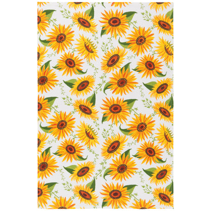 Sunflower Splendor Baker's Floursack Dishtowels Set of 3