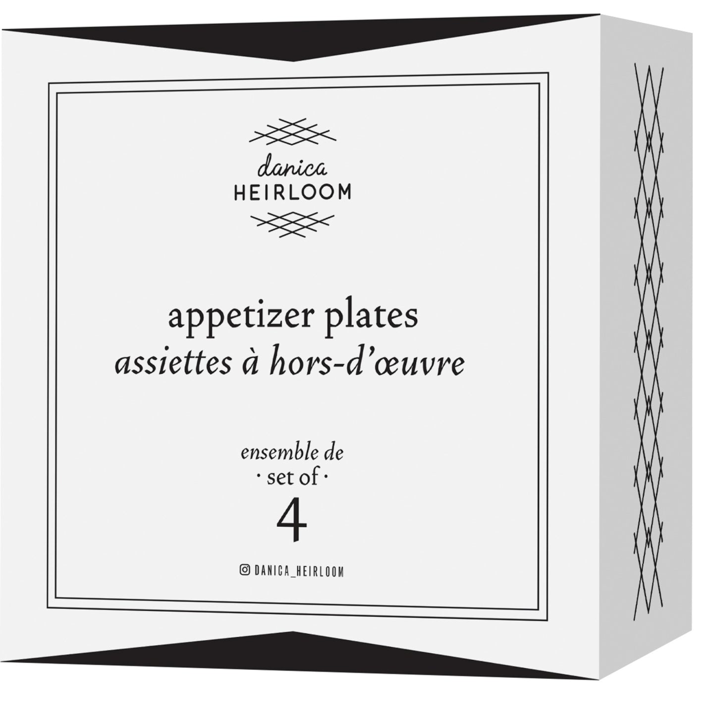 Roselle Plates Set of 4 assorted