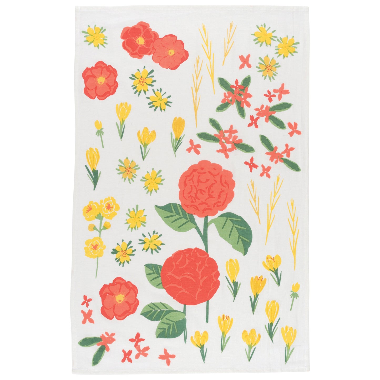 Flowers Of The Month Baker's Floursack Dishtowels Set of 3