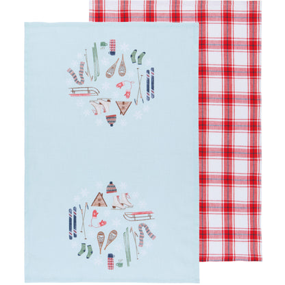Alpine Adventure Printed Dishtowels Set of 2