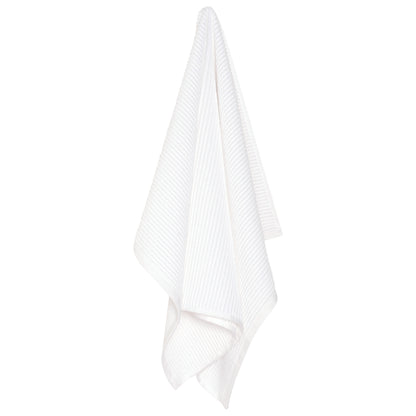 Ripple White Dishtowel