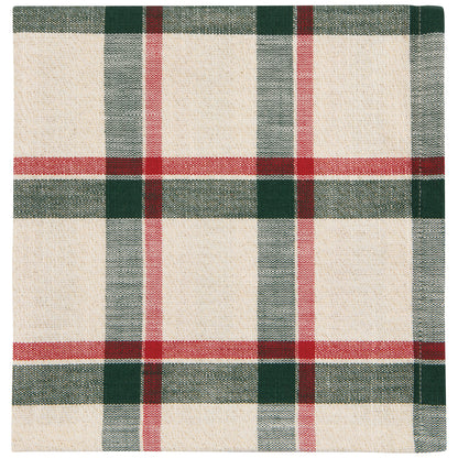 Noel Plaid Christmas Napkins Set of 4