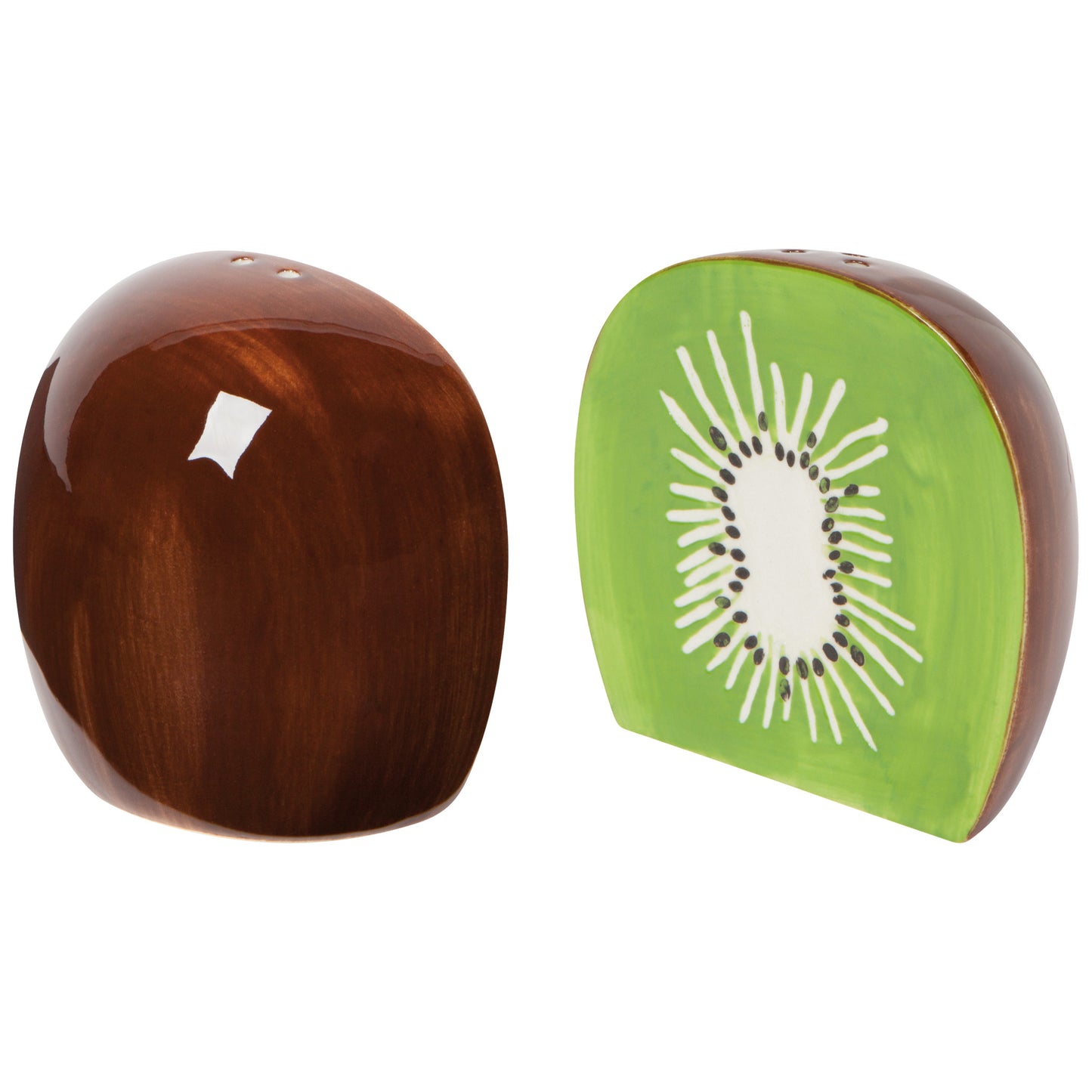 Kiwi Salt and Pepper Shakers