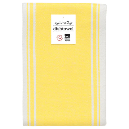 Symmetry Lemon Yellow Dishtowel