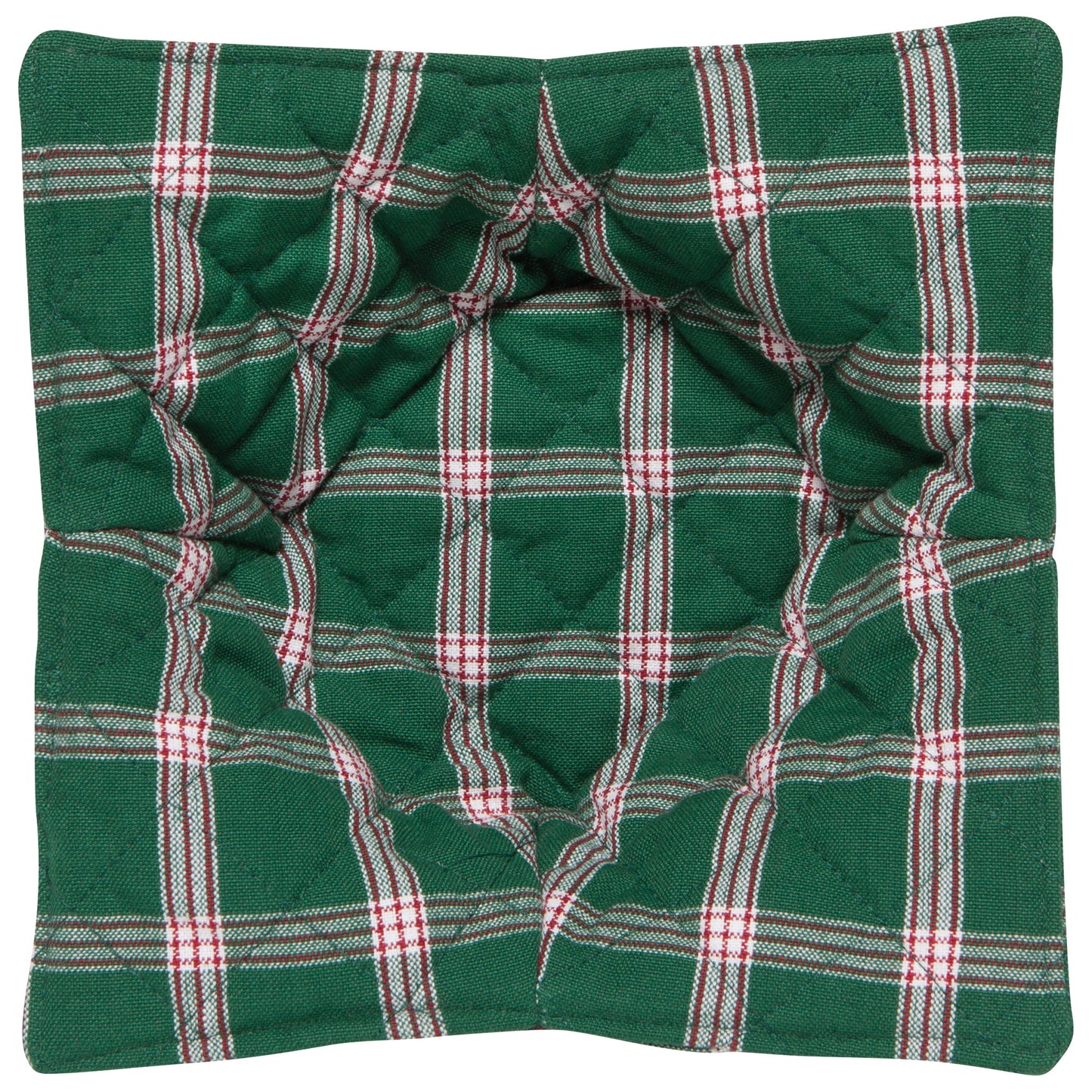 Windowpane Plaid Christmas Bowl Cozy