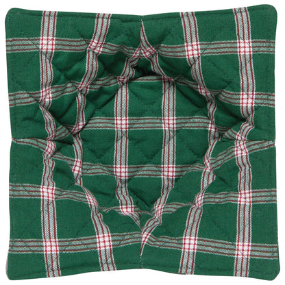 Windowpane Plaid Christmas Bowl Cozy