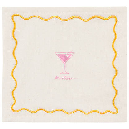 Happy Hour Cocktail Napkins Set of 4 Assorted
