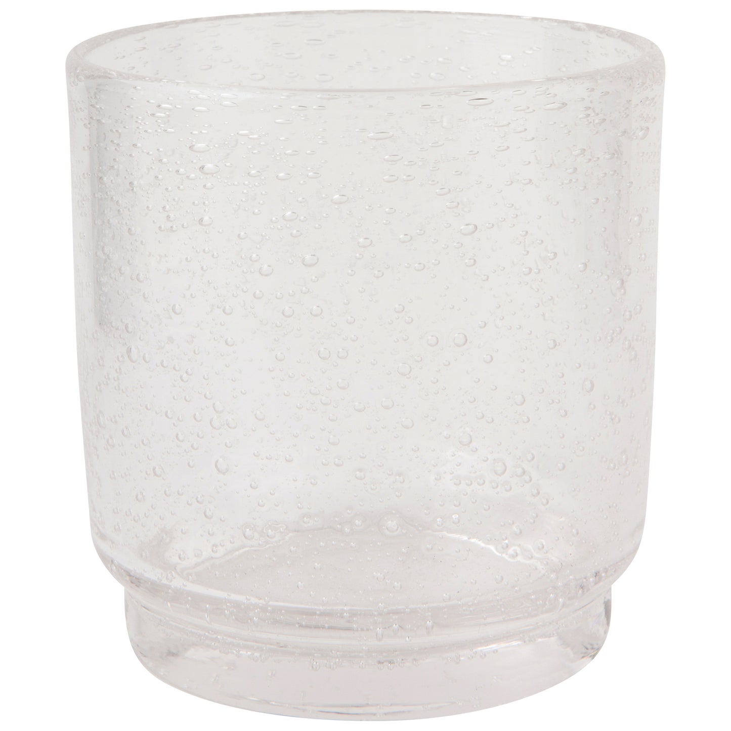 Bubbled Glass 12 oz - Clear