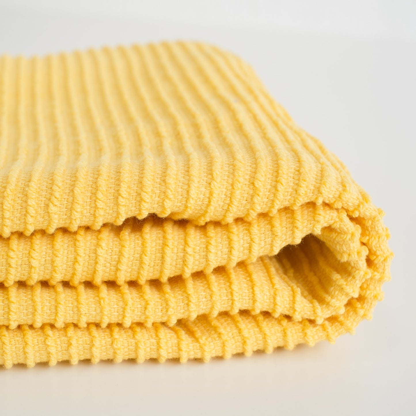 Ripple Lemon Yellow Dishtowel