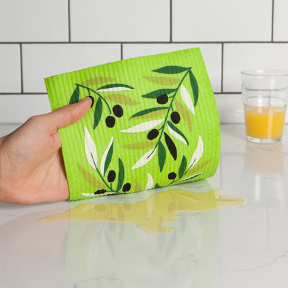 Olives Swedish Dishcloth