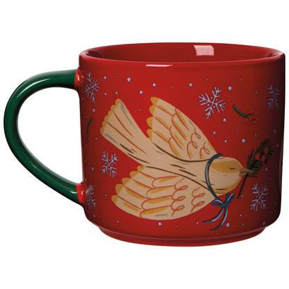 Mug Lidded Season's Tweetings