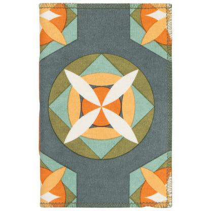 Disco Printed Fabric Cover Formation Notebook