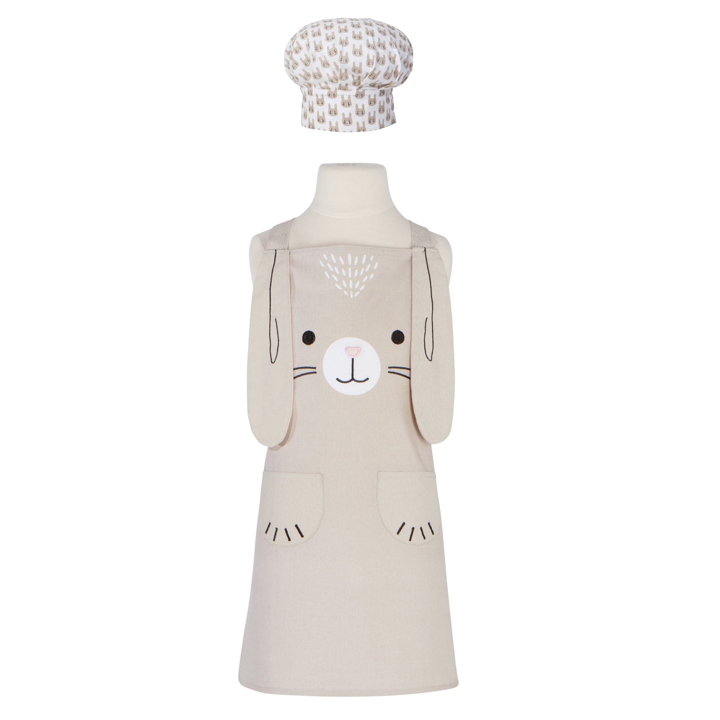 Bunny Daydream Kids Apron and Hat Set