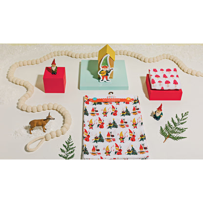 Gnome For The Holidays Floursack Dishtowels Set of 2