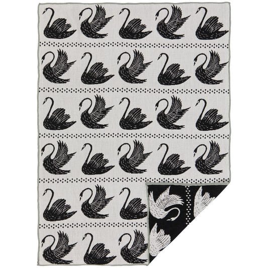 Swan Song Double Cloth Dishtowel