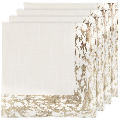 Gold Glimmer Napkins Set of 4